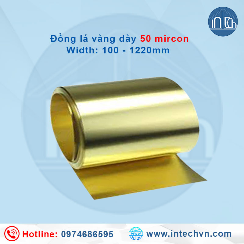 Ưu điểm của đồng lá vàng Intechvn dày 0.05mm
